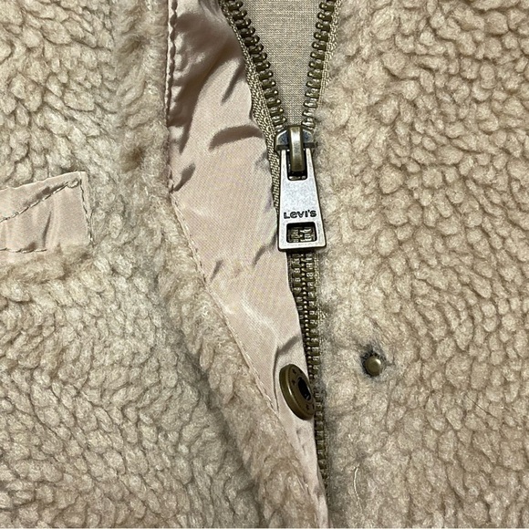 Levi’s Sherpa Fleece Teddy Jacket size Large - Picture 9 of 16